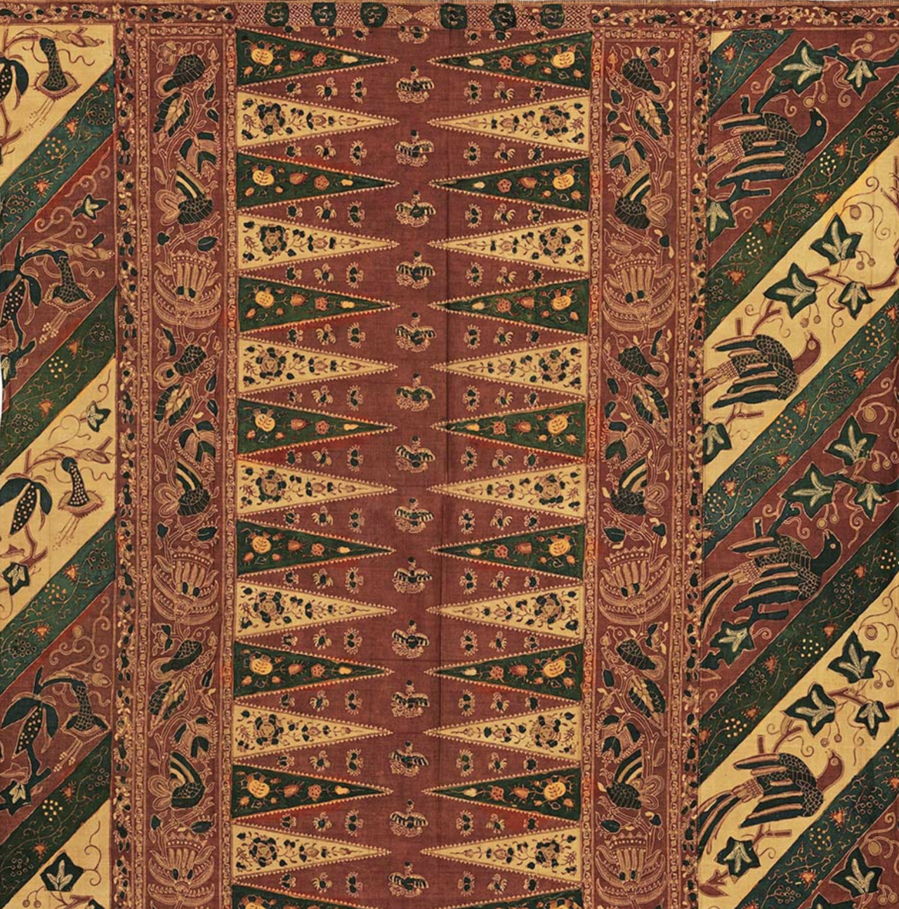 A Javanese batik from around 1871