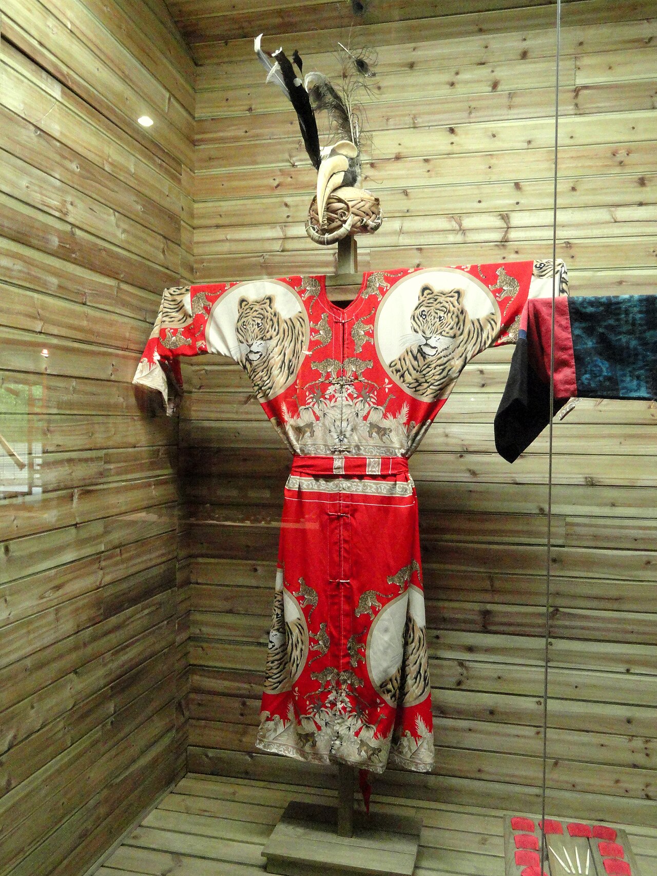 The costume of a Jingpo shaman