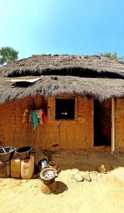 An impluvium house at Enampore in the Casamance, a distinctive Jola dwelling.