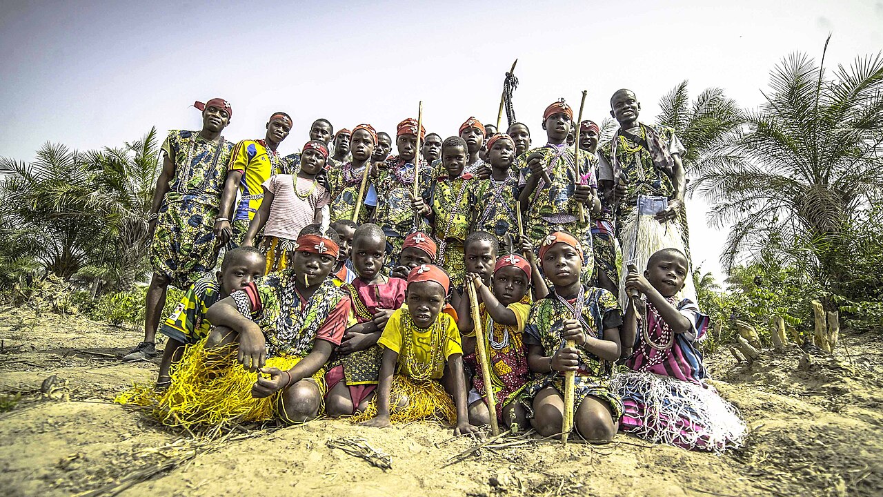 The Diola people of the Casamance; the Jola are an old people of the region.