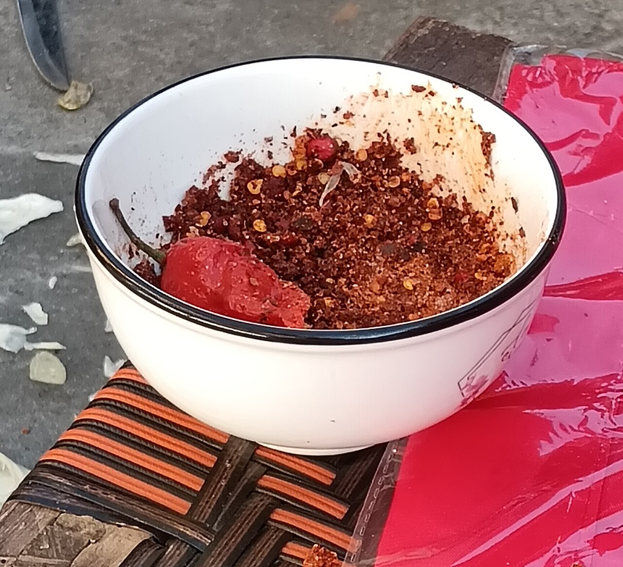 Chilli, a mark of the Yunnan table