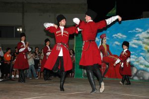 Circassians performing their traditional dance