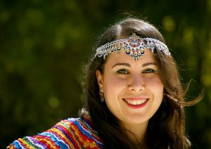 A Kabyle woman from Tizi Ouzou; the Kabyle are a Berber people of Algeria.