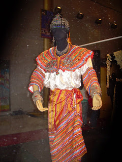 Kabyle women in festive dress for a celebration.
