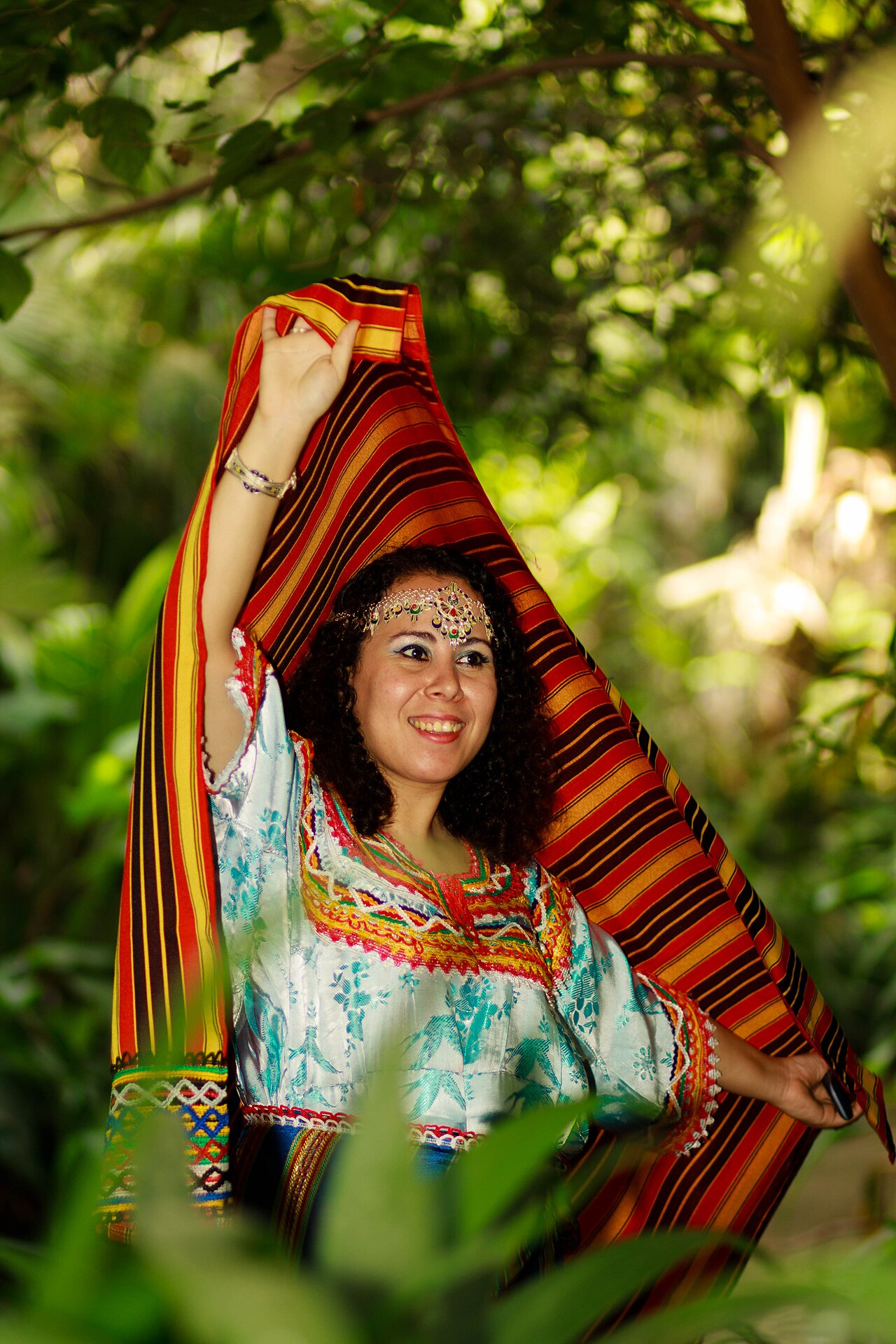 A Kabyle robe; the people are known for their fine traditional dress.