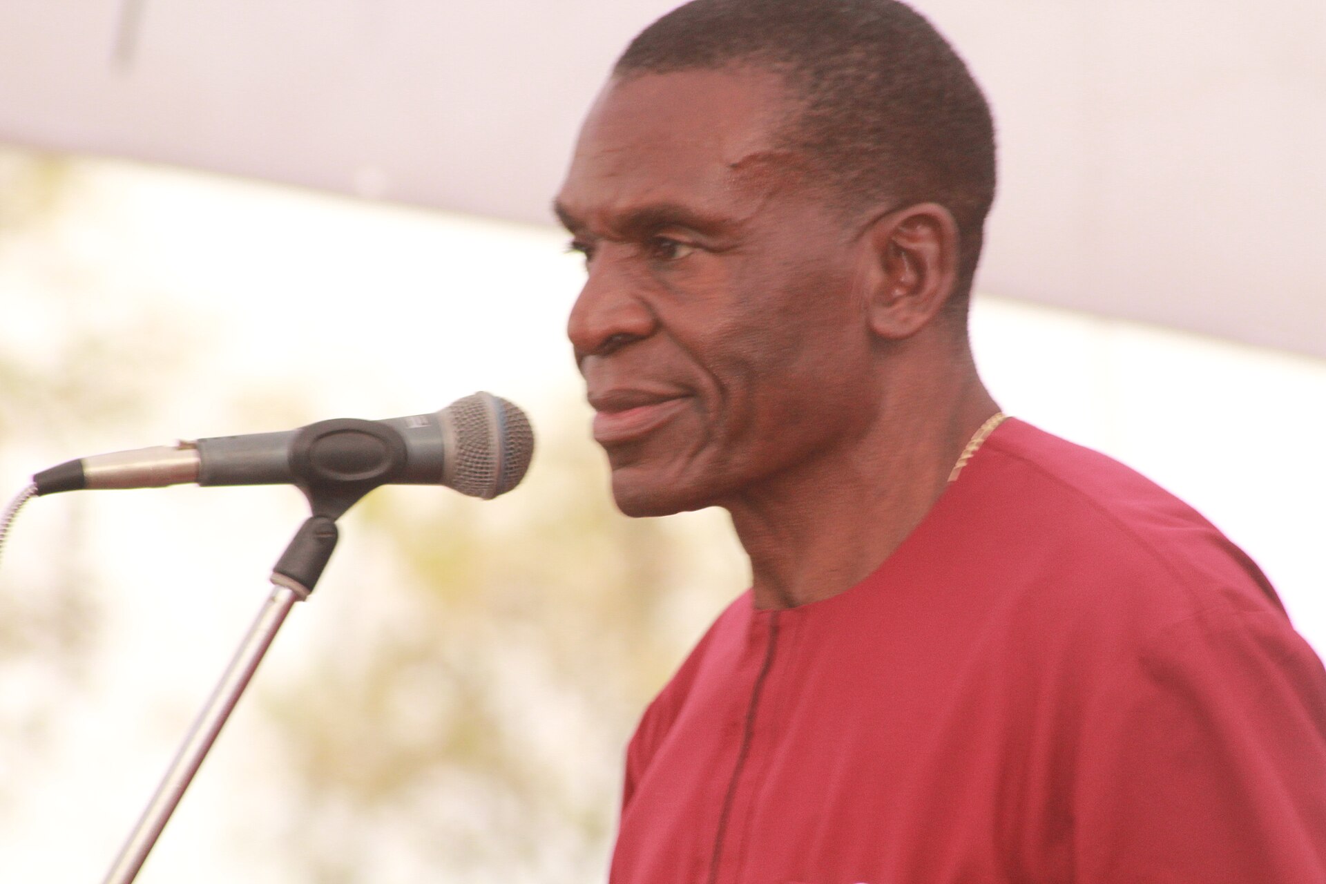 A performer at the Domboshaba cultural festival, the great Kalanga gathering.