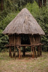 A Kamba village in the highlands east of Nairobi, the heartland of the Akamba people.
