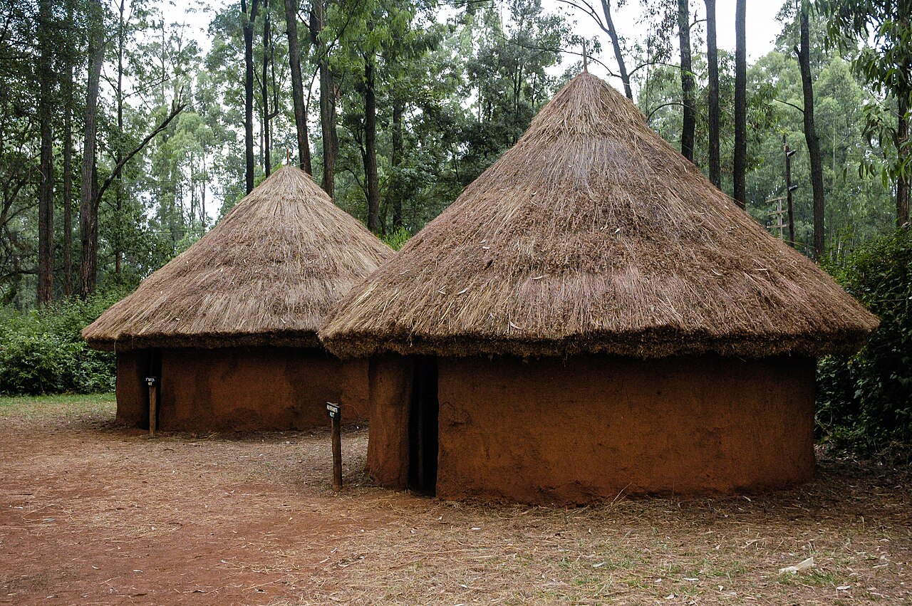 A Kamba homestead in the hills of eastern Kenya.