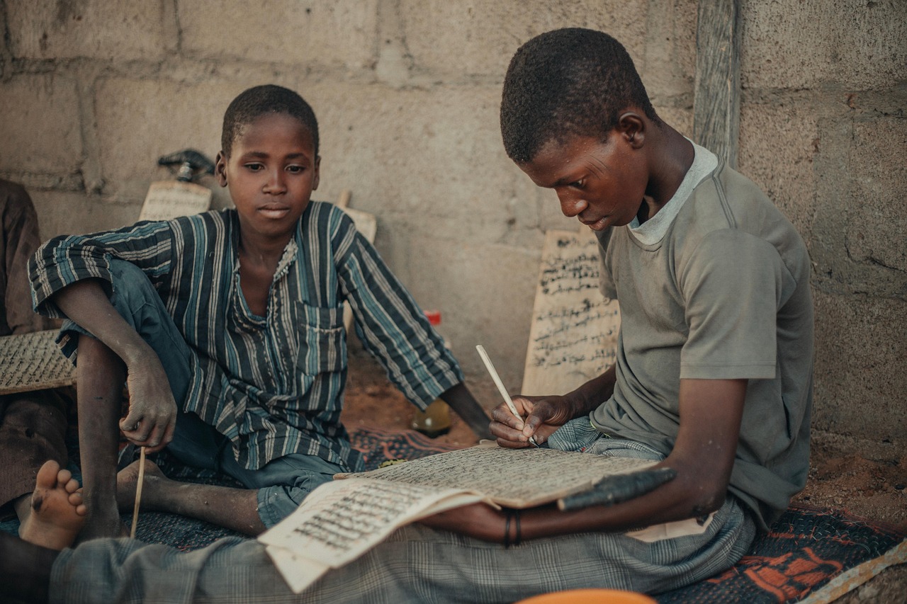 Kanuri children