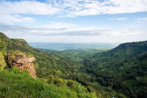 The dry plains of Karamoja in the northeast of Uganda.