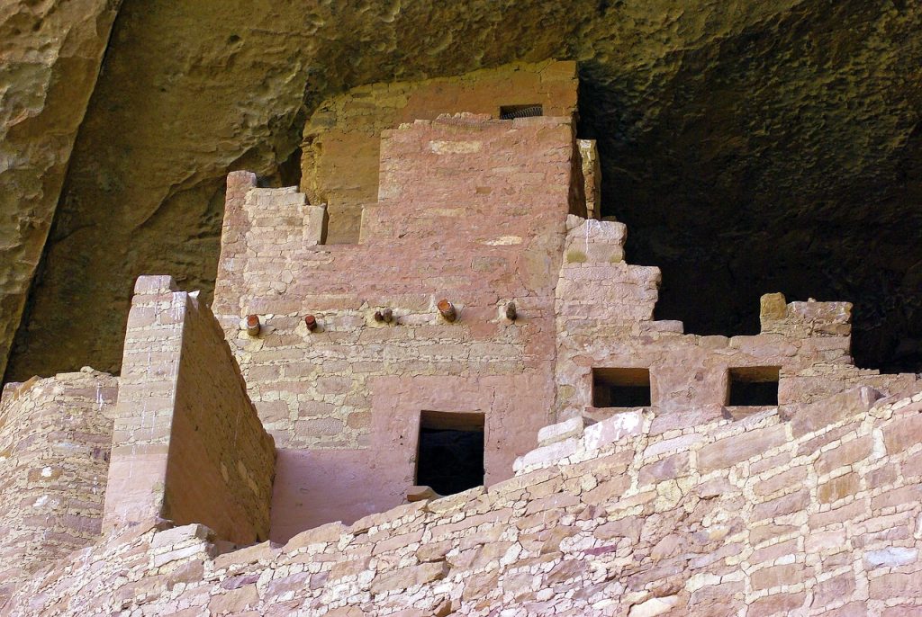 Cliff Palace At Mesa Verde Ruin photo and picture