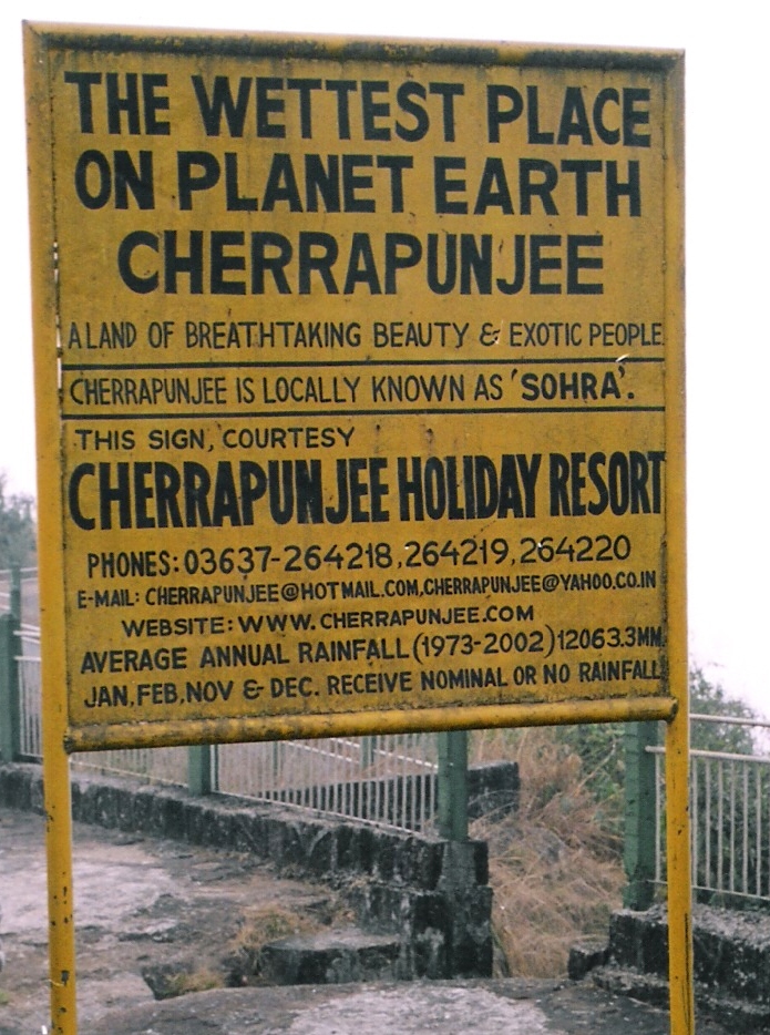 Cherrapunji, in the rain-drenched hills of the Khasi homeland
