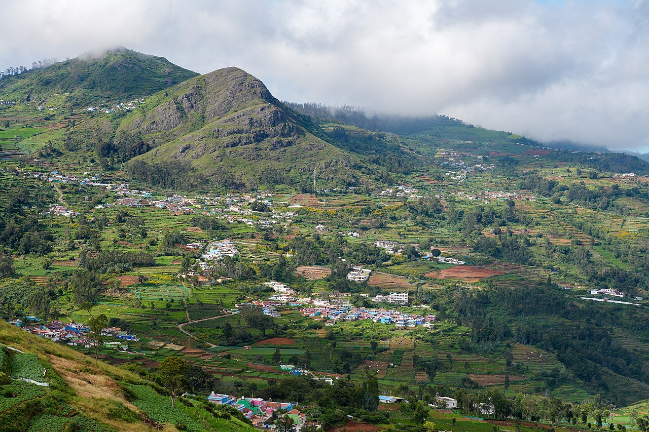 A rural Khasi settlement in the hills of Meghalaya