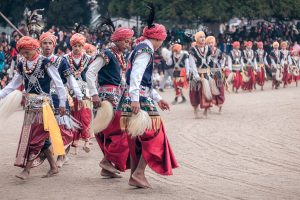 The Nongkrem, a sacred dance of the Khasi religious tradition