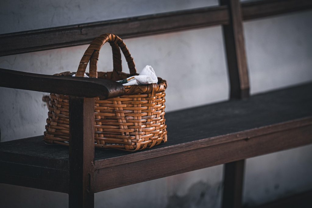Handcrafted woven basket