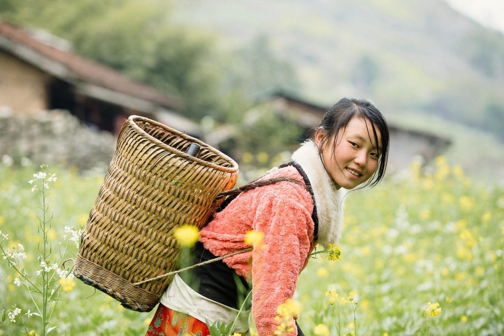 Portrait of a plateau woman