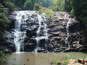 Abbey Falls amid the coffee country of Coorg
