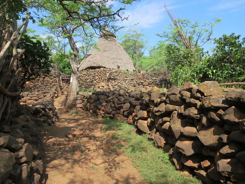 A Konso hilltop village, part of a cultural landscape shaped over centuries.