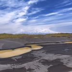 The volcanoes of Kamchatka, homeland of the Koryaks