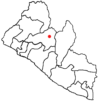 The region of Gbarnga in Bong County, a centre of the Kpelle country.