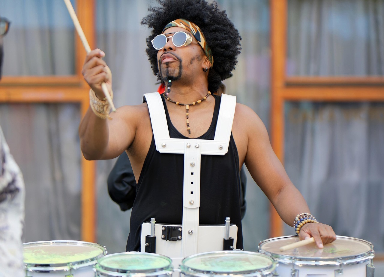A drummer
