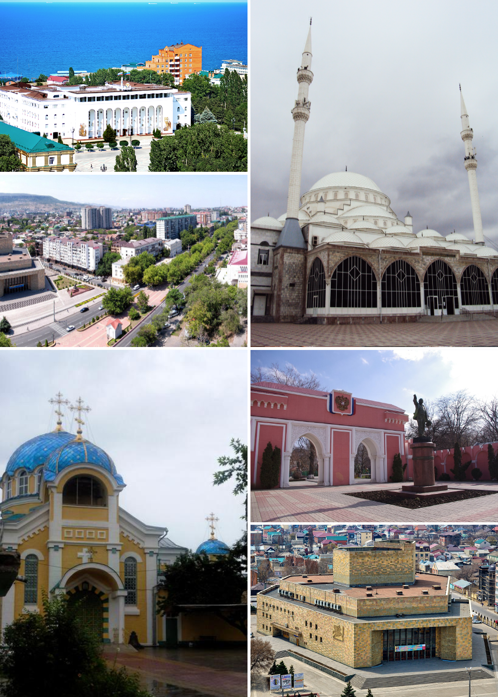 Makhachkala, the Dagestani capital in the Kumyk lowlands