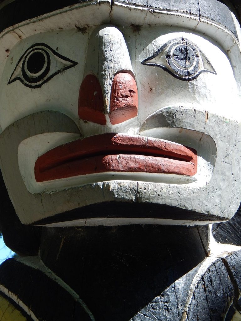 Totem Pole Carving photo and picture