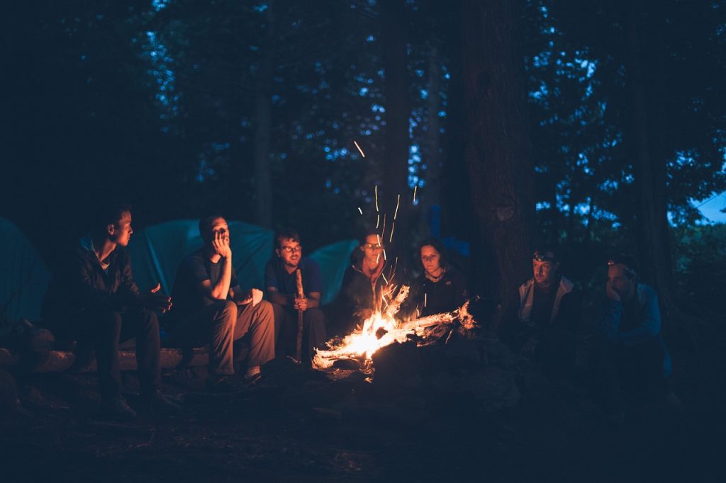 Bonfire Camping photo and picture
