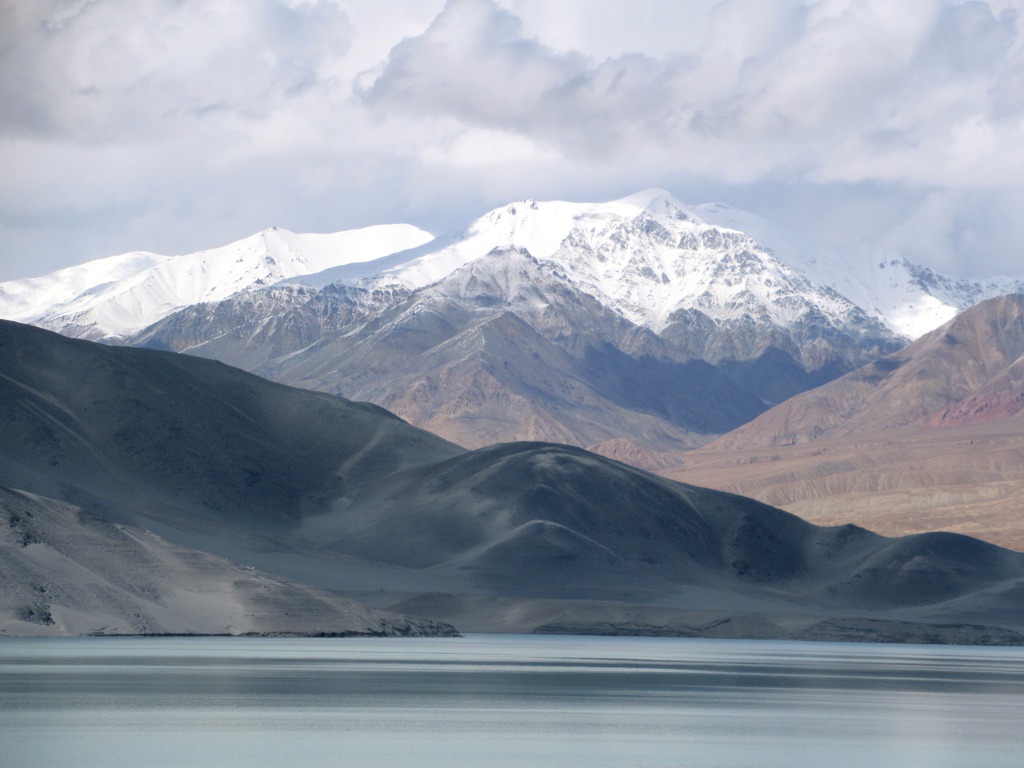 The Pamir mountains of the Kyrgyz