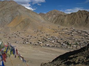 The town of Leh, capital of modern Ladakh