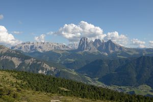 Val Gardena in the Dolomites