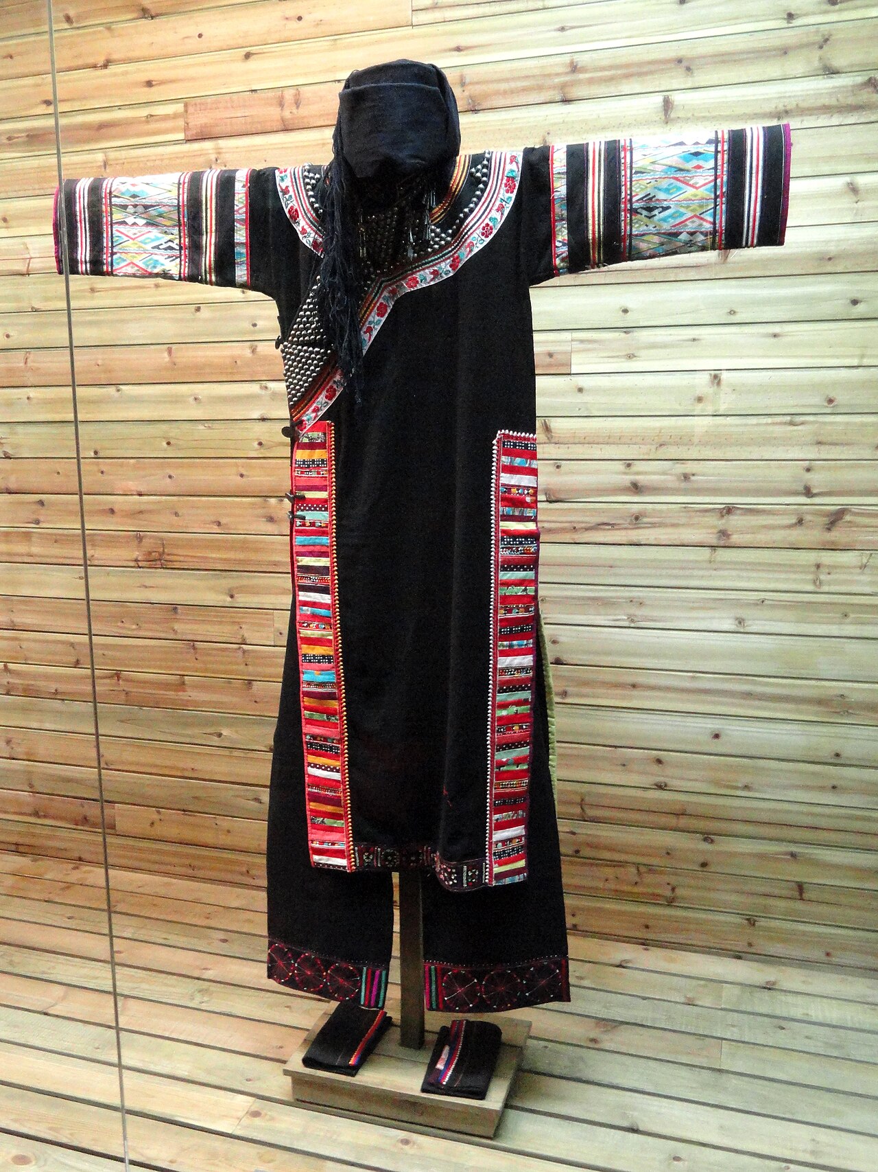 A silver-ornamented Lahu dress
