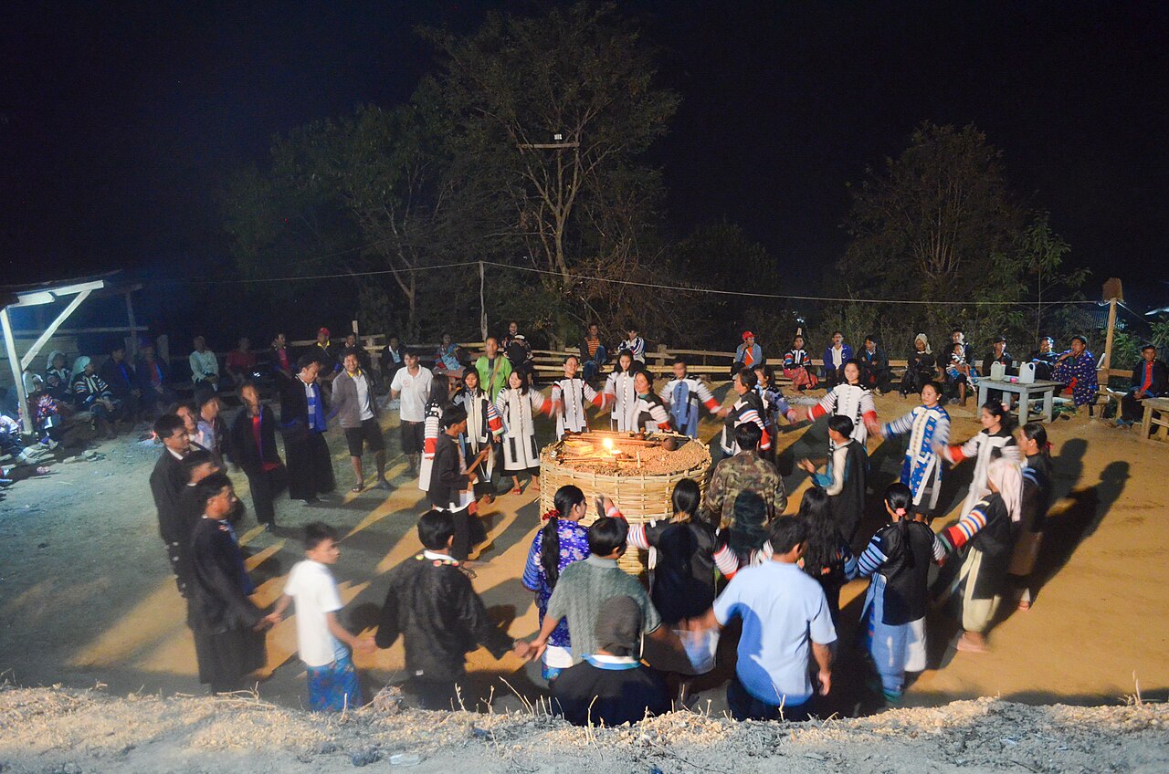 A Black Lahu dance ceremony
