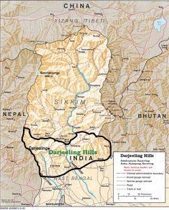 The Darjeeling hills, part of the Lepcha homeland today