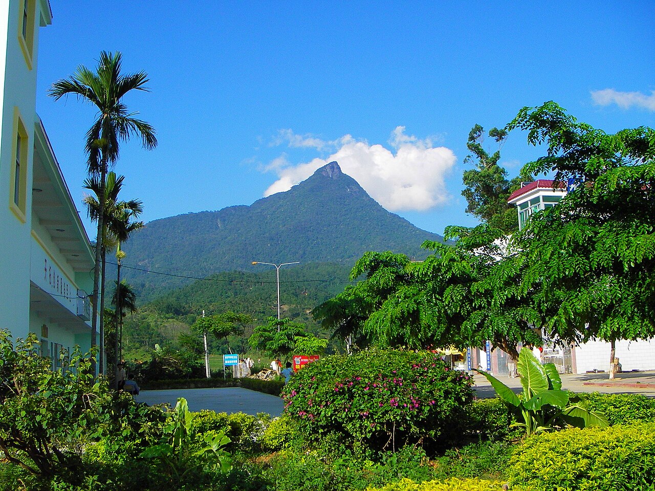 Mount Wuzhi, the sacred peak of Hainan