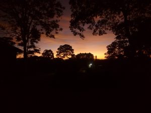 Sunrise over Kakamega town, the modern capital of the Luhya region.