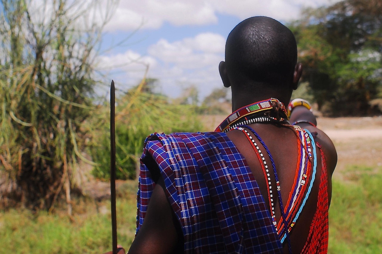 A Maasai man