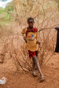 A Maasai child