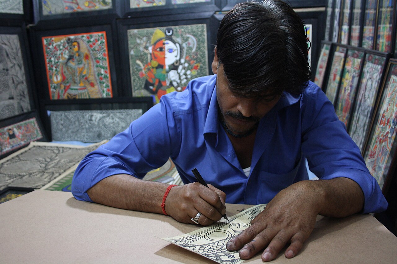 Madhubani paintings, a living craft tradition of Mithila
