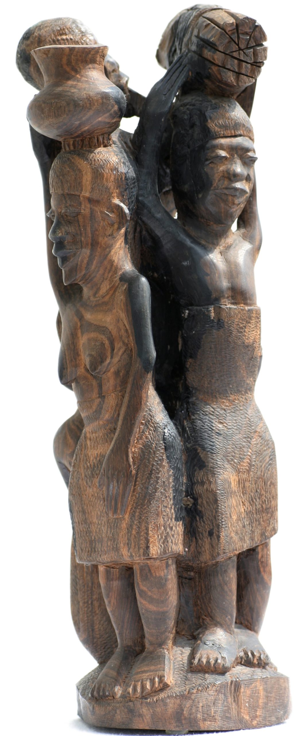 A Makonde blackwood carving, the art for which the people are world-famous.