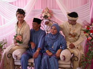 A traditional Malay wedding