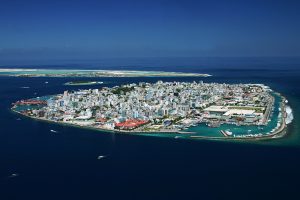 Male, the crowded island capital of the modern Maldives
