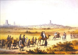 Trade with Timbuktu in the age of the Mali Empire, the Mandinka's golden age.