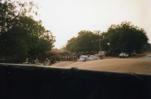 A Mandinka village; society is bound by kinship, caste and the word of the griots.