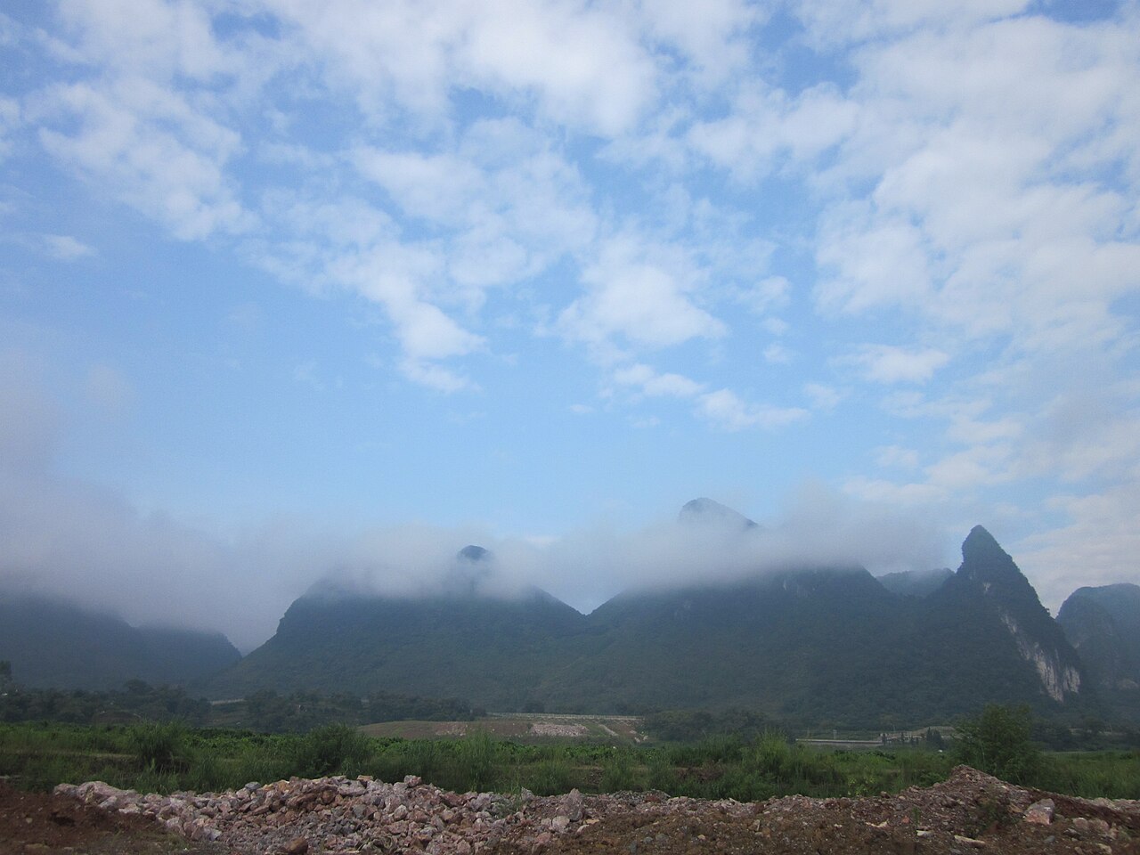 The Guangxi karst country of the Maonan