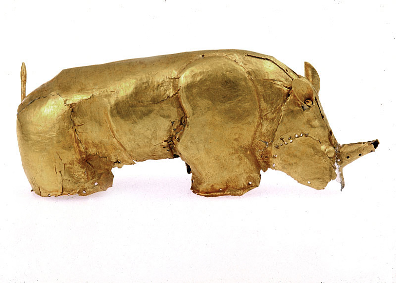 Gold artefacts recovered from the royal graves on Mapungubwe Hill, now held at the University of Pretoria