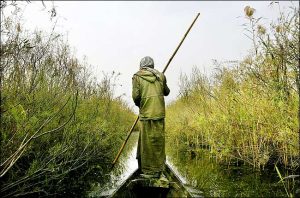 A Marsh Arab of southern Iraq, a people of the Mesopotamian wetlands.