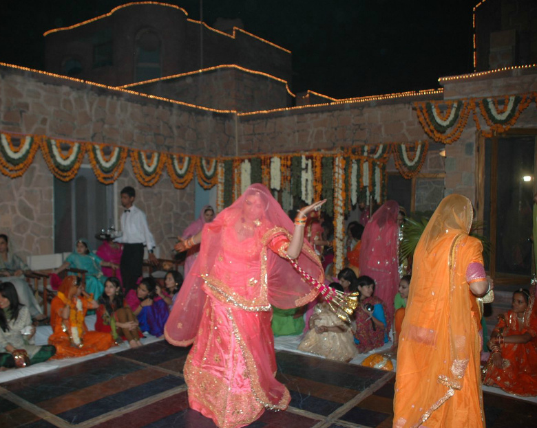 The Ghoomar, a celebrated folk dance of the Marwar region