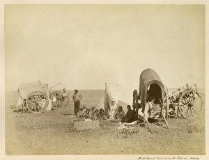 Métis traders on the plains, from the era of the fur trade and buffalo hunt.