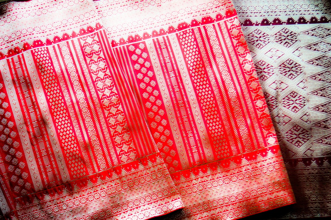 Songket, the gold-threaded ceremonial cloth of the Minangkabau